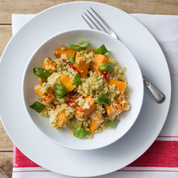RISOTTO DE QUINOA CON ZAPALLO ASADO