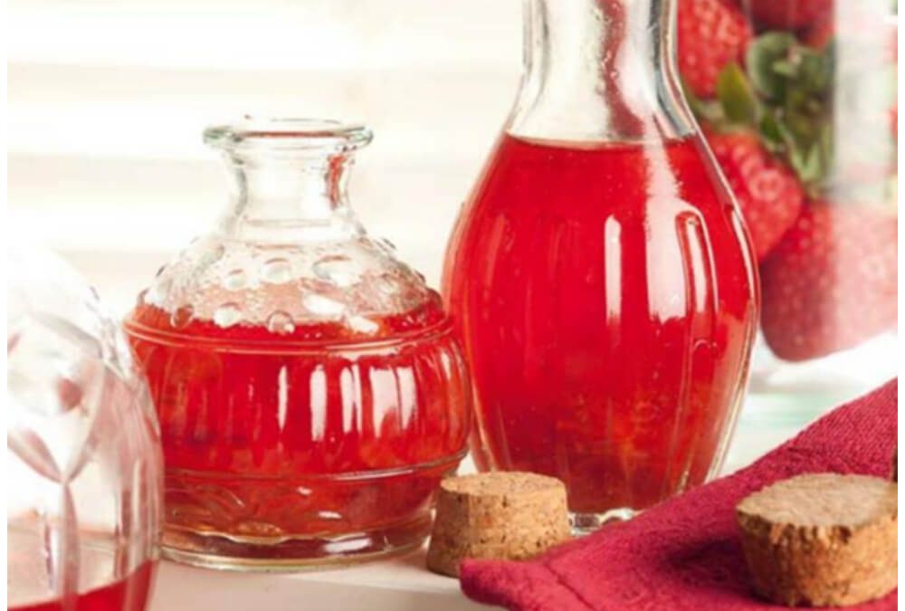 VINAGRE DE FRESAS O FRAMBUESAS