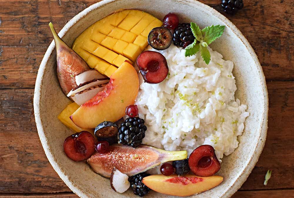 ARROZ JAZMÍN CON LECHE DE COCO