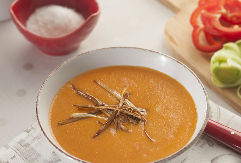CREMA DE PIMIENTOS ROJOS ASADOS