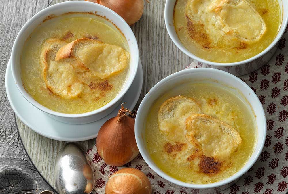 Sopa Gratinada de Cebolla